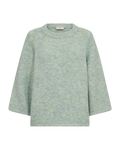 Freequent GRSLULU Pullover Melange Iceberg Grøn
