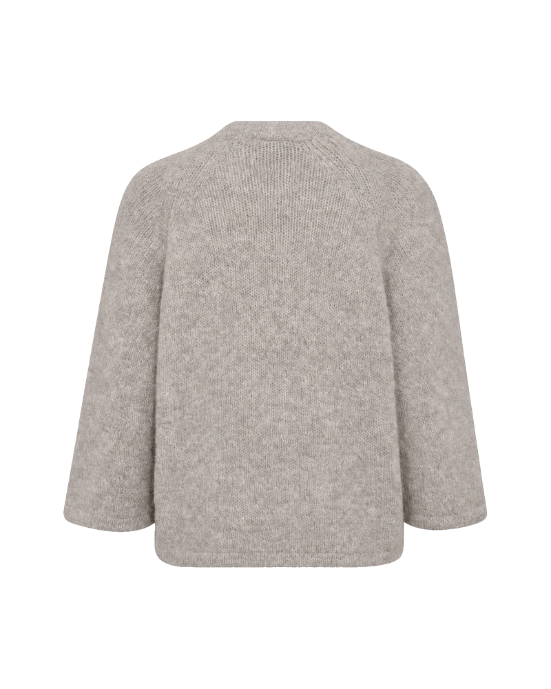 Freequent GRSLULU Pullover Melange Taupe