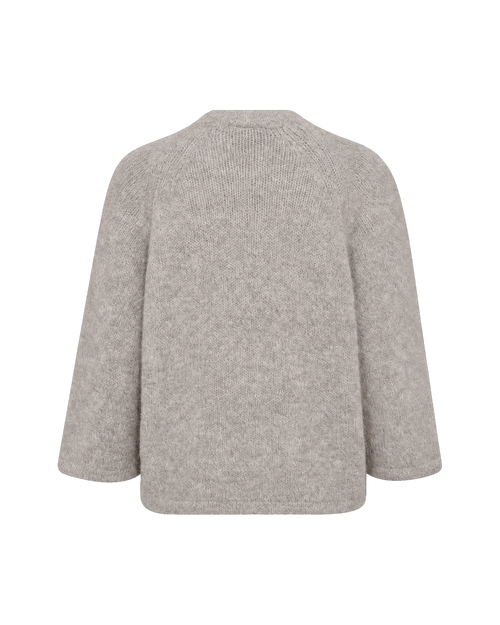 Freequent GRSLULU Pullover Melange Taupe