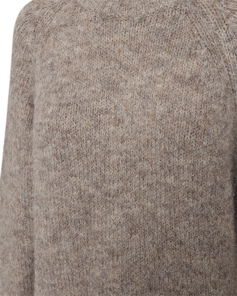 Freequent GRSLULU Pullover Melange Taupe