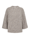 Freequent GRSLULU Pullover Melange Taupe