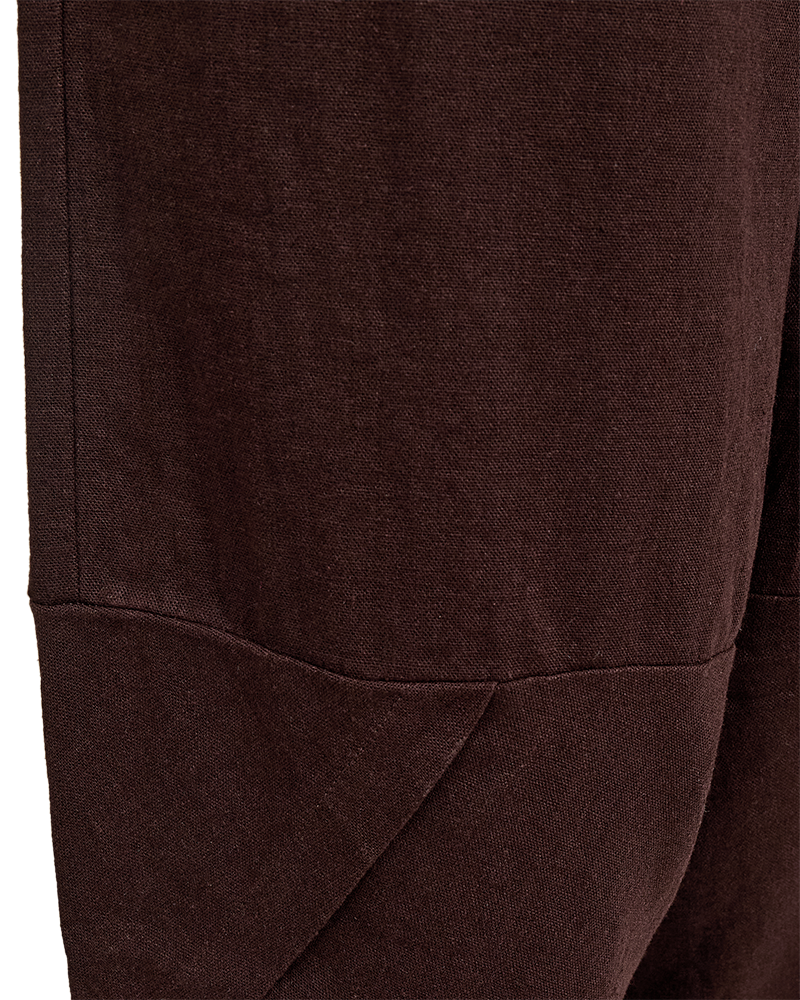 Freequent Lava Ankle Bukser Coffee Bean Brun