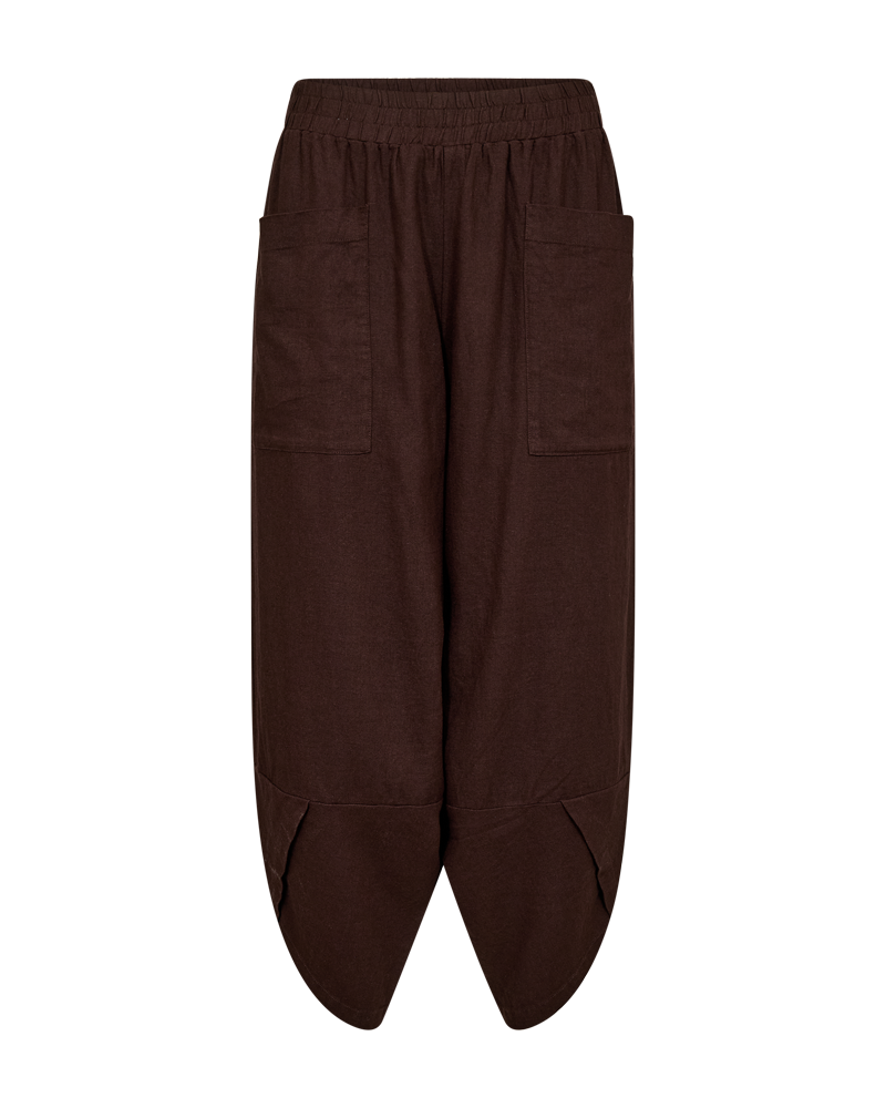 Freequent Lava Ankle Bukser Coffee Bean Brun