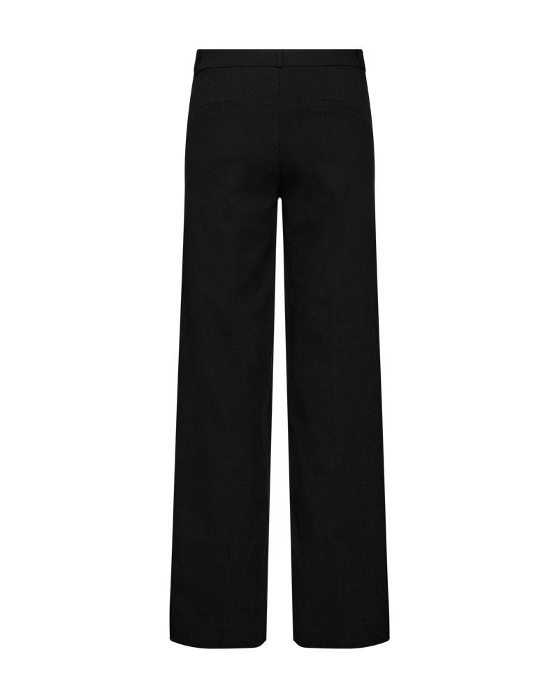 Freequent Solvej Bukser Wide Legs Sort