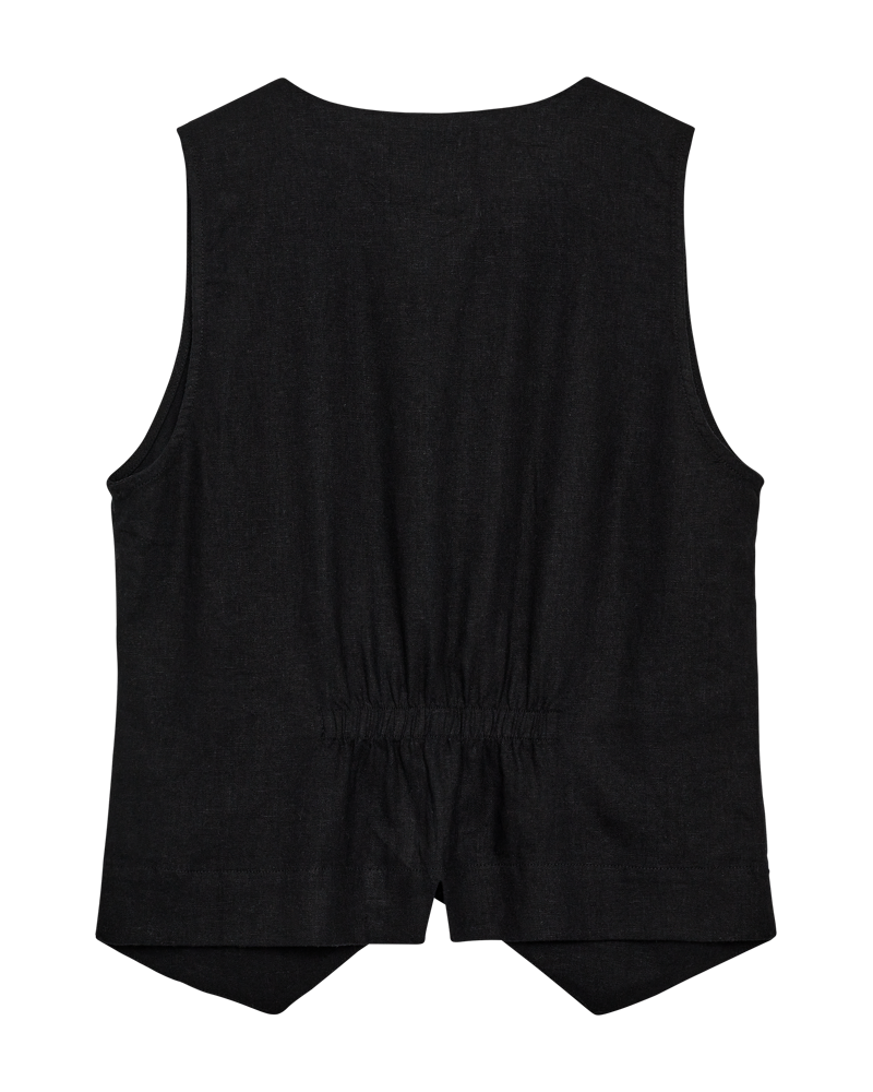 Freequent Lava Waistcoat Vest Sort