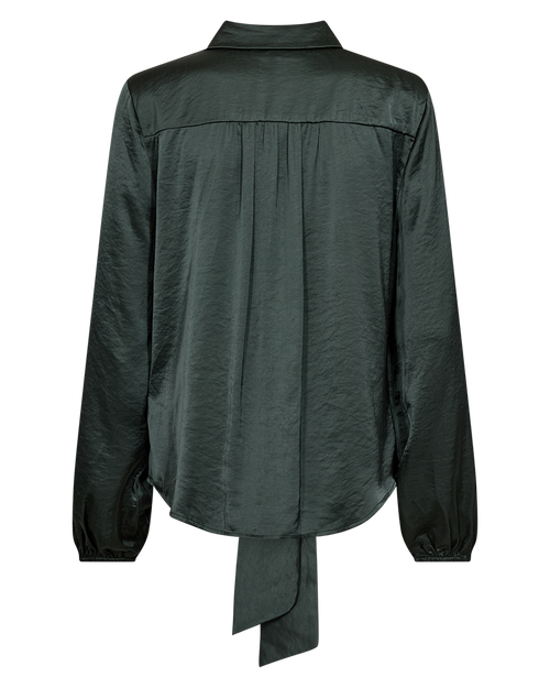 Freequent Dove Bluse Deep Forest Grøn