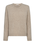 Freequent Winka Pullover Silver Mink Melange Beige