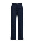Freequent Isodoro Bukser Wide Denim Dark Blå