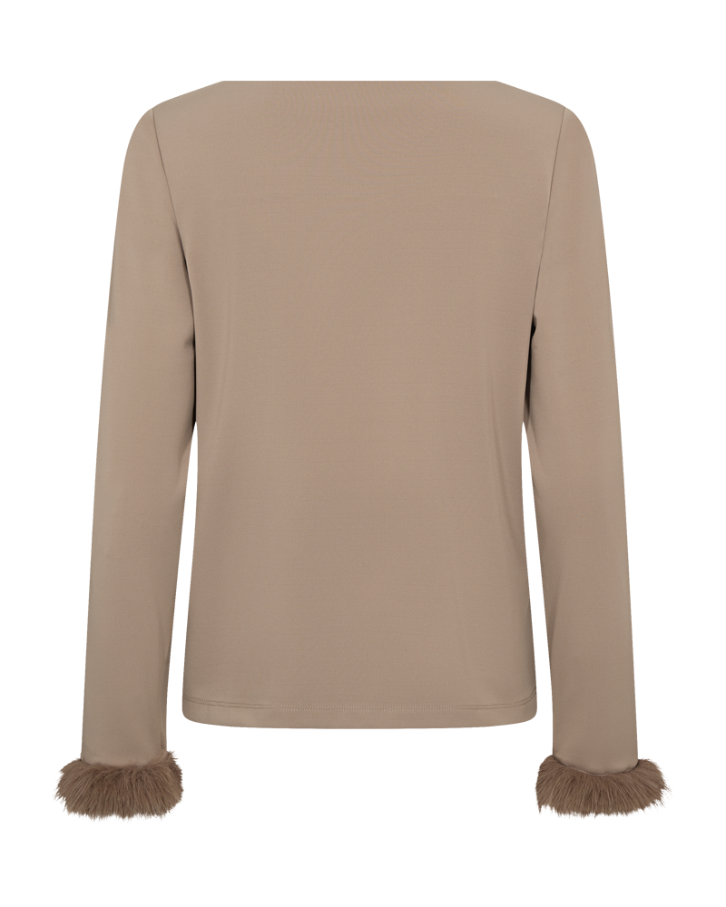 Freequent Elva Bluse Desert Taupe Brun