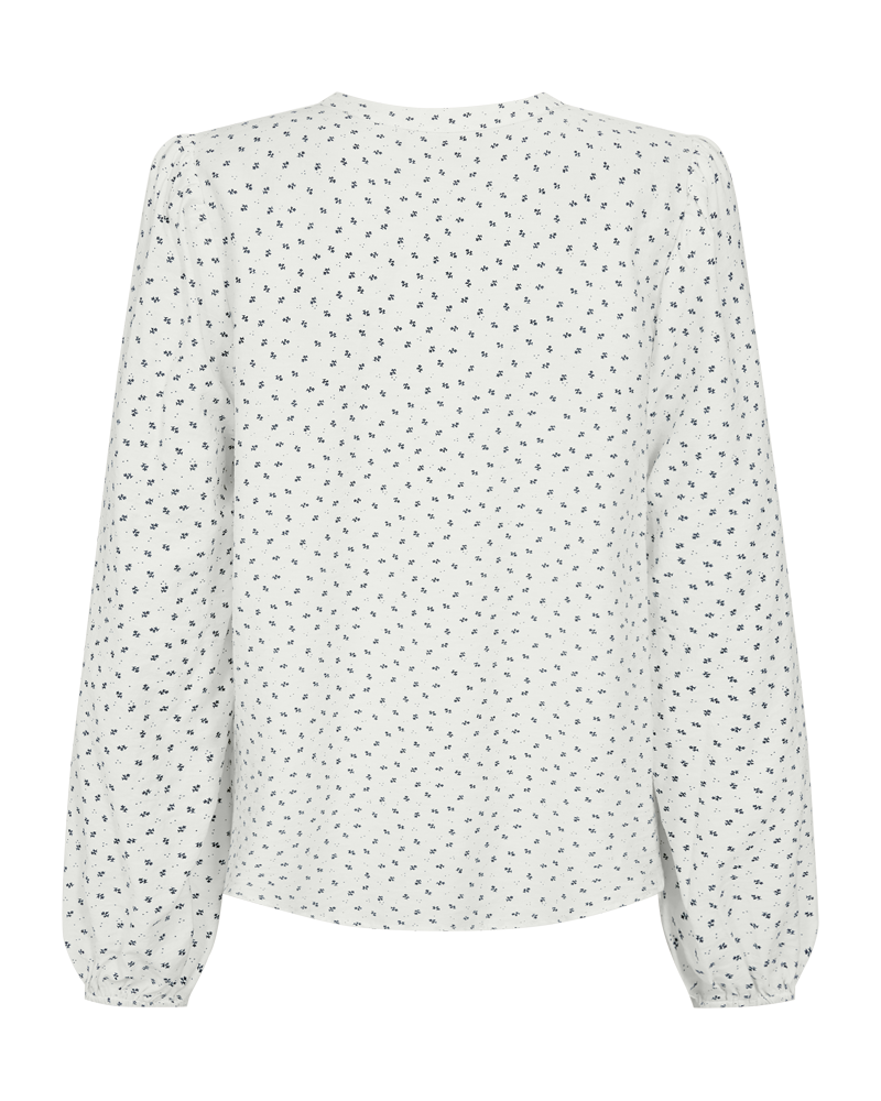 Freequent Elin Bluse Star Off White w Sort