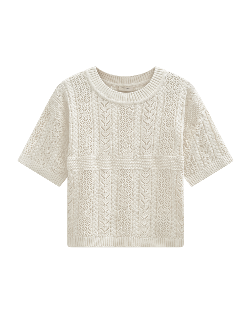 Freequent Arwen Pullover Moonbeam Creme