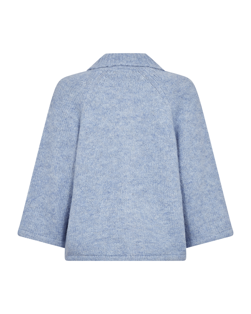 Freequent Grslulu Cardigan Vista Blå Melange