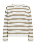 Freequent Dodo Pullover Star Off White w Sølv Mink