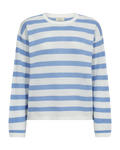 Freequent Dodo Pullover Star Off White w Vista Blå