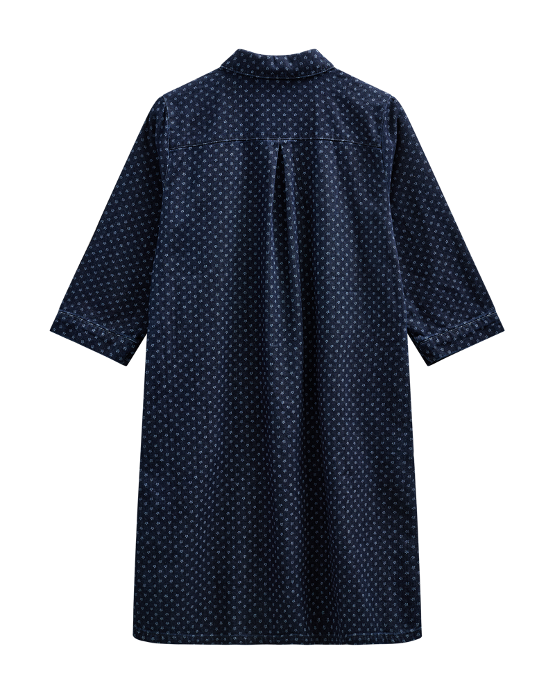 Freequent Rinna Kjole Denim Dark Blå