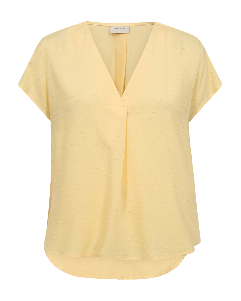 Freequent Kalya Bluse Golden Haze Gul
