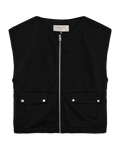Freequent Nanni Vest Navy Blå