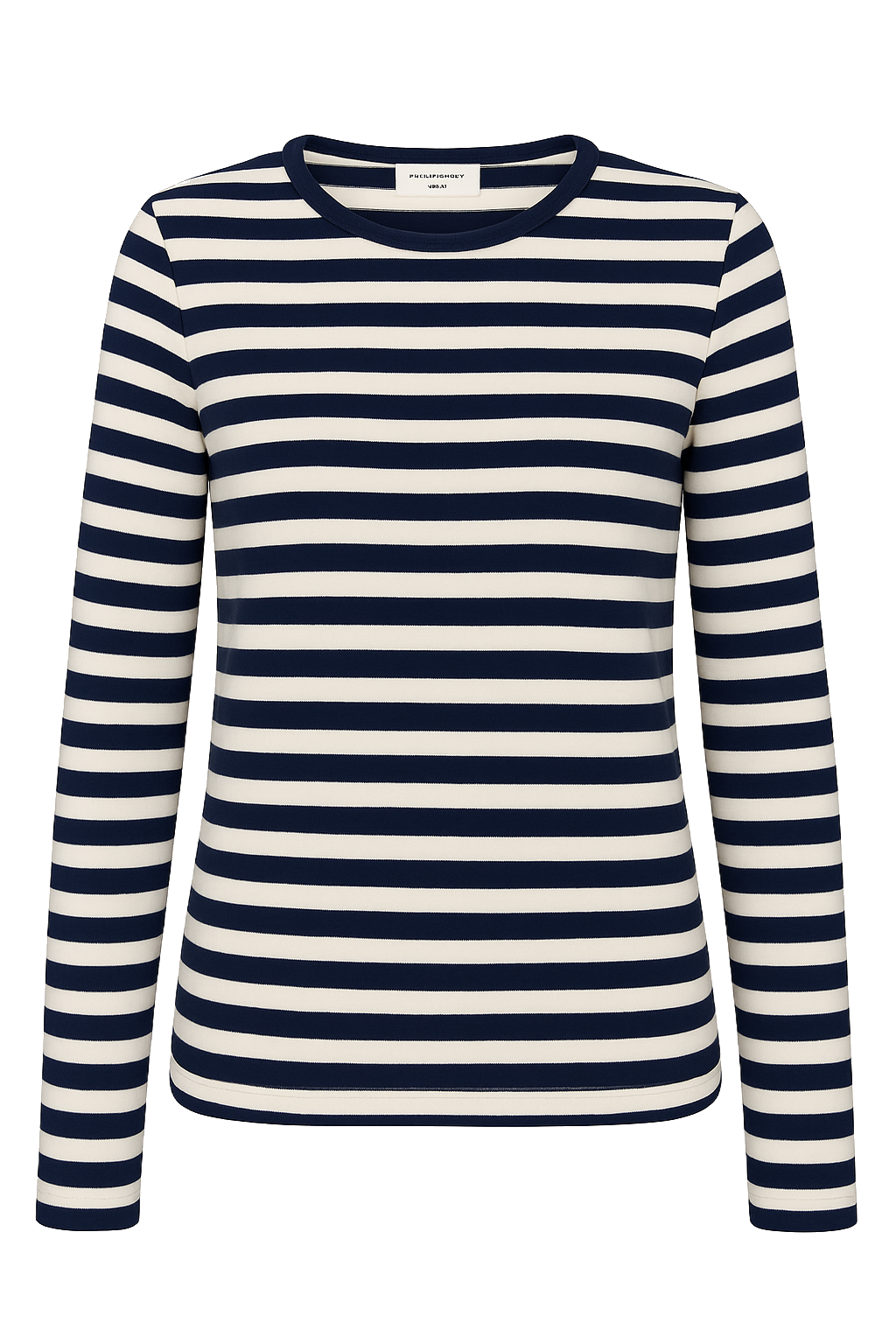 Freequent Liana T-shirt Navy Blå w Star Off White