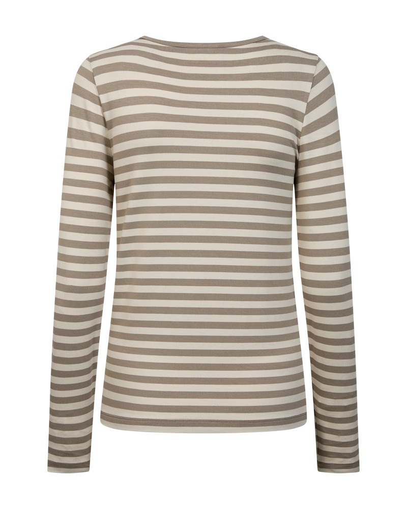 Freequent Liana T Shirt Moonbeam Desert Taupe