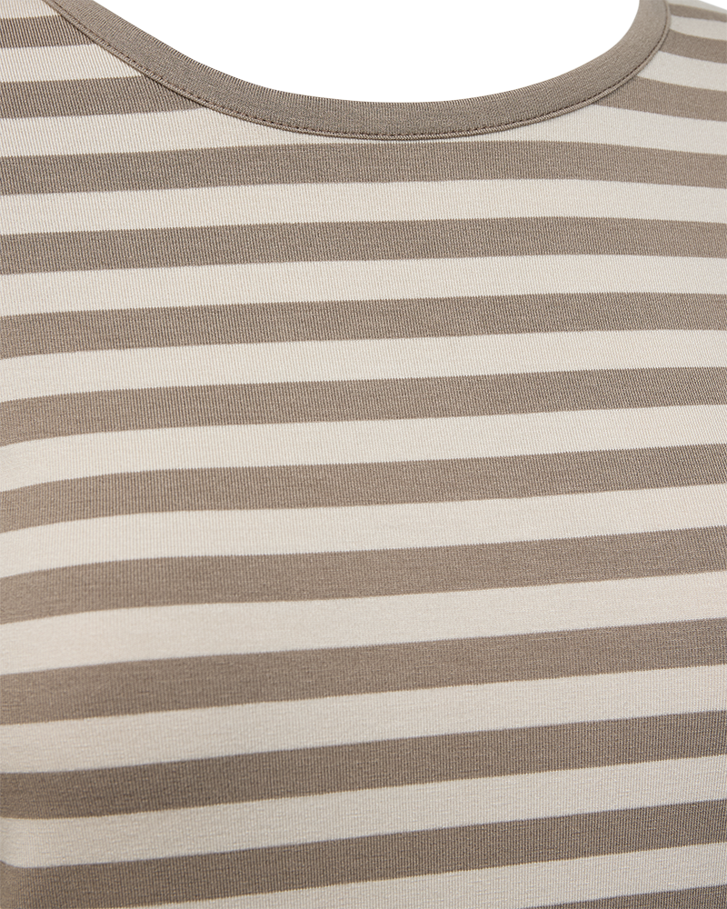 Freequent Liana T Shirt Moonbeam Desert Taupe