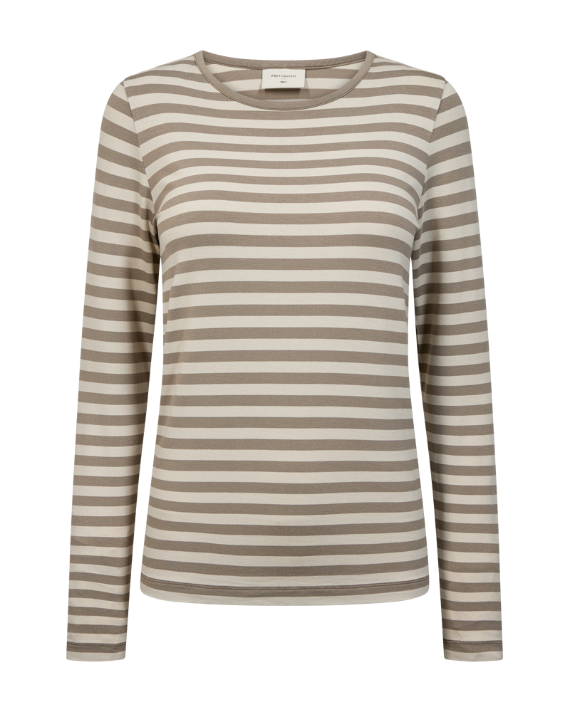 Freequent Liana T Shirt Moonbeam Desert Taupe