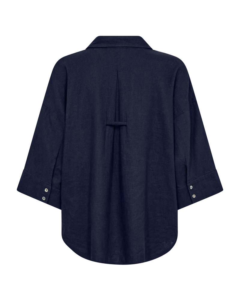 Freequent Lava Skjorte Navy Blå
