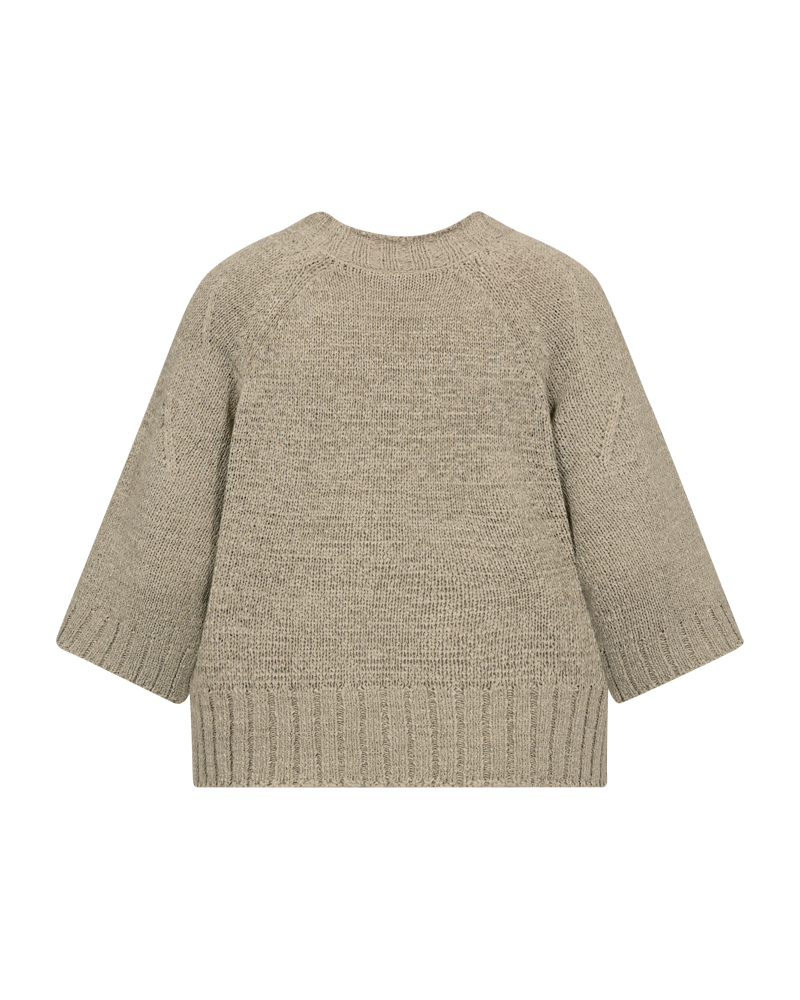 Freequent Tapper Pullover Silver Mink Brun