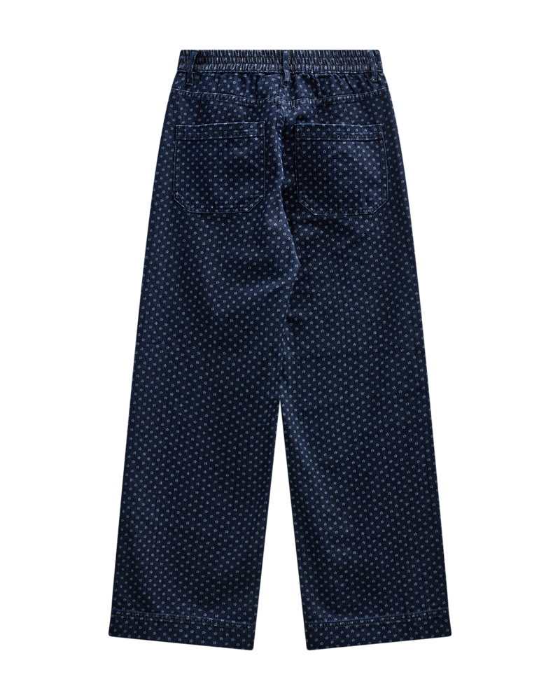 Freequent Rinna Bukser Denim Dark Blå