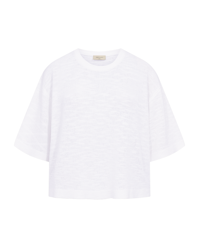 Freequent Vicki Pullover Brilliant Hvid
