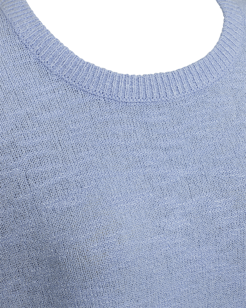 Freequent Vicki Pullover Chambray Blå