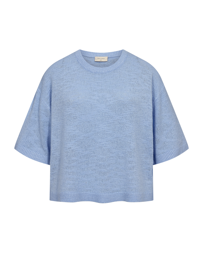 Freequent Vicki Pullover Chambray Blå