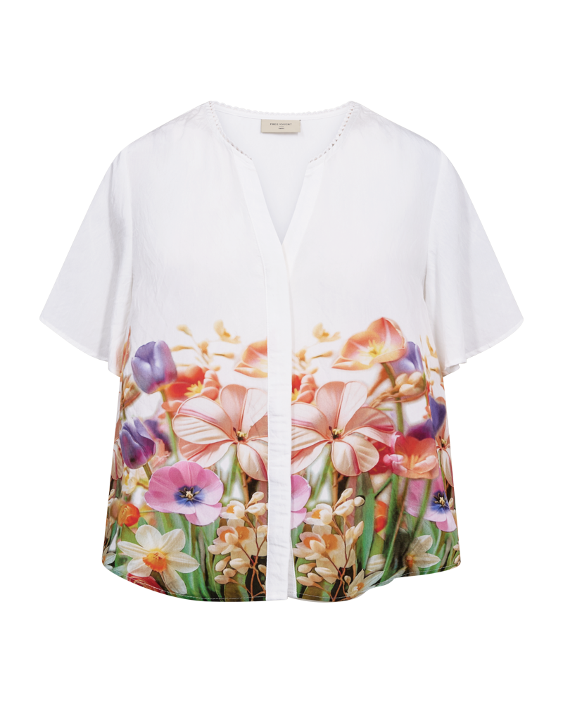 Freequent Maise Bluse Ballerina Hvid