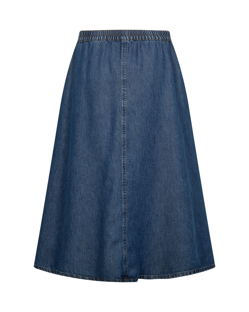 Freequent Milo Nederdel Denim Medium Blå