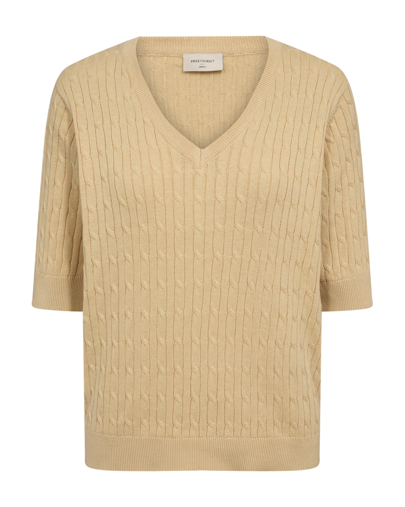 Freequent Dodo Pullover Boulder Gylden Sand