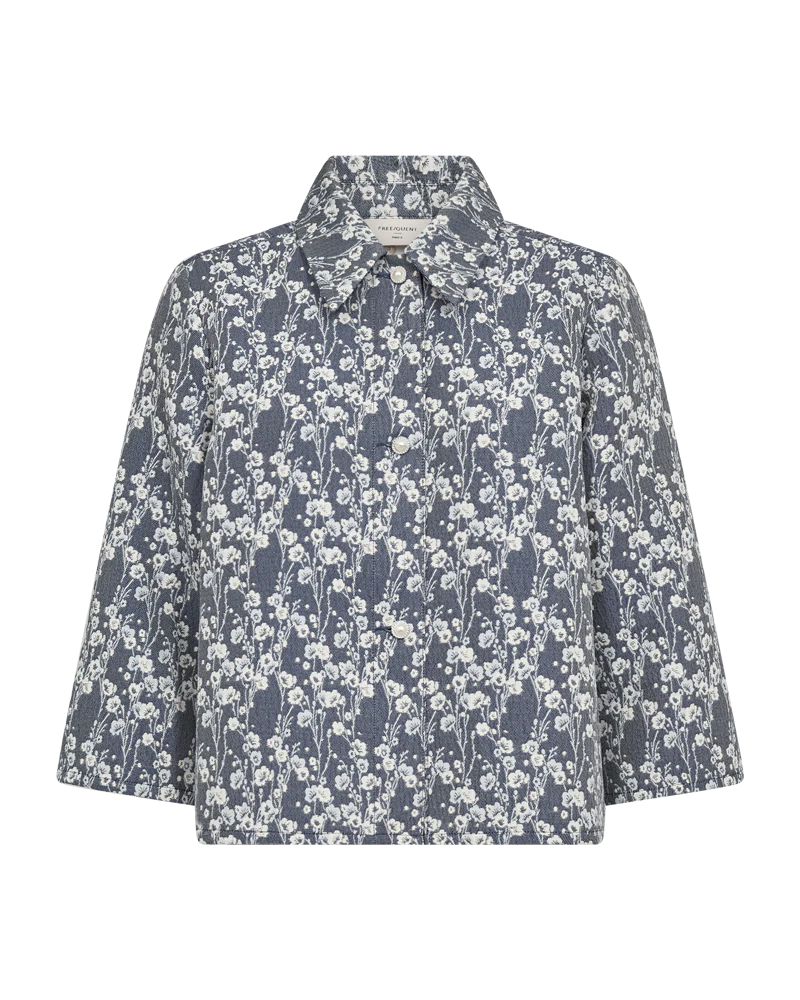 Freequent Fally Jakke Vintage Indigo Blå