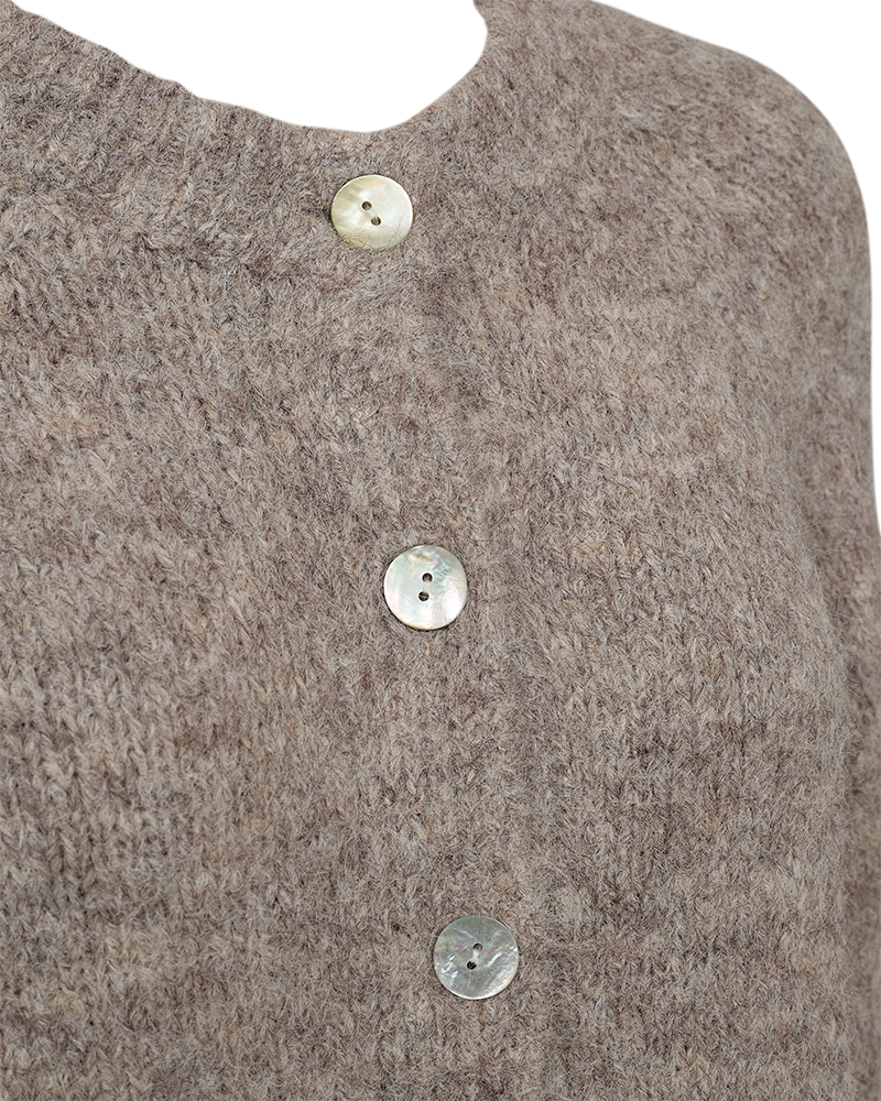 Freequent Grslulu Cardigan Desert Taupe