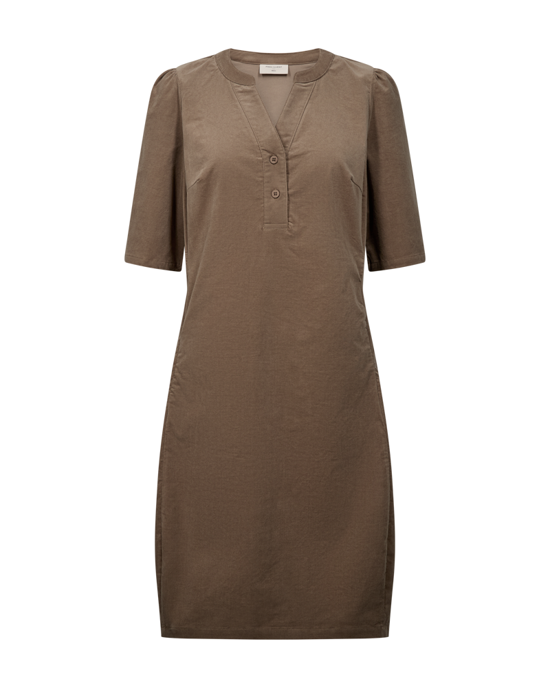Freequent Olana Kjole Desert Taupe Brun