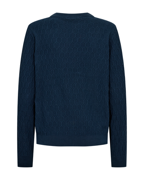 Freequent Dodo Pullover Moonlit Ocean Blå
