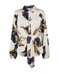 Freequent Zila Bluse Moonbeam w Nightshade Blå