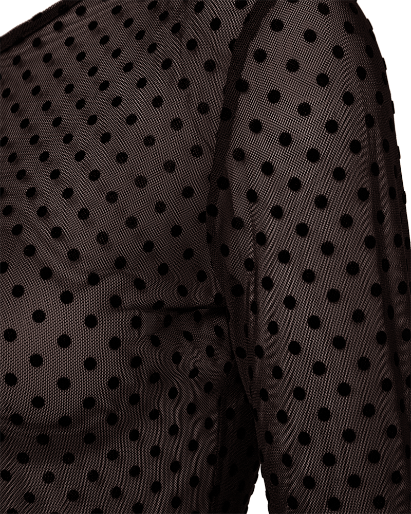 Freequent Mesa Bluse Prikker Mole Brun