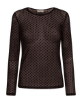 Freequent Mesa Bluse Prikker Mole Brun