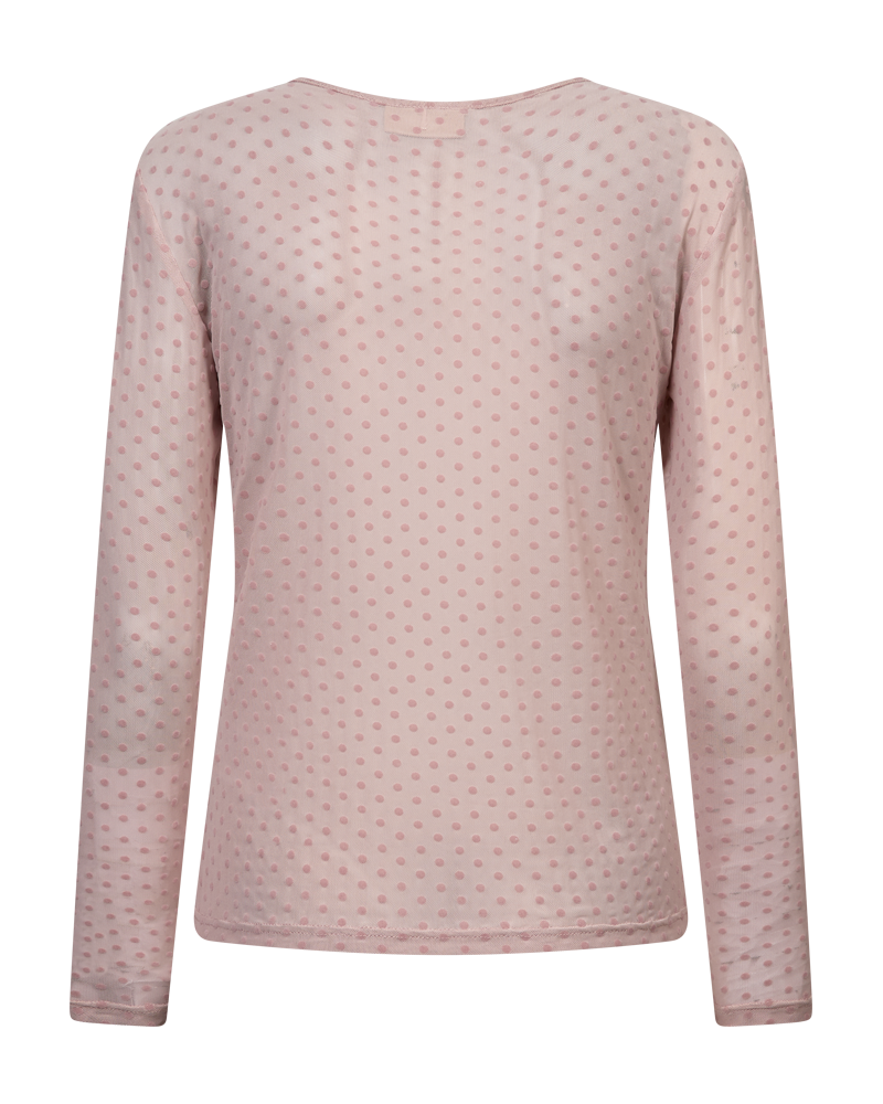 Freequent Mesa Bluse Prikker Pale Mauve Lyserød
