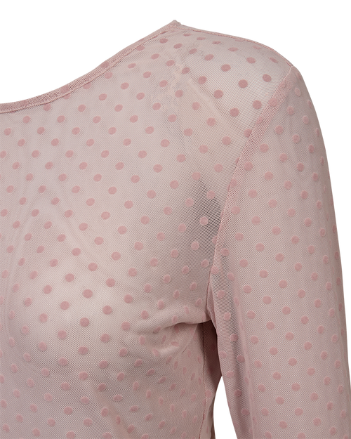 Freequent Mesa Bluse Prikker Pale Mauve Lyserød
