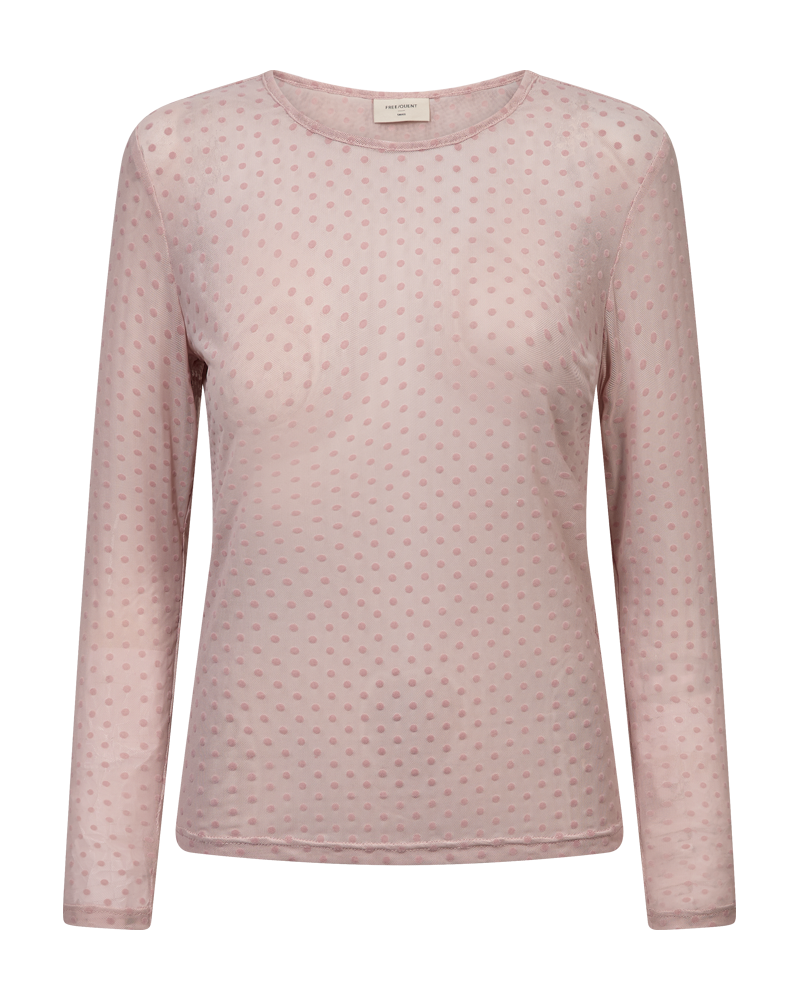 Freequent Mesa Bluse Prikker Pale Mauve Lyserød