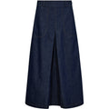 Pieszak PD Harper Nederdel Chambrey Pleat Rinse Denim Blå