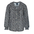 One Two Romana Skjorte Blomstret Sort