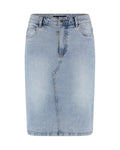 Red Button Sidney Nederdel Curved Frontseam Bleach