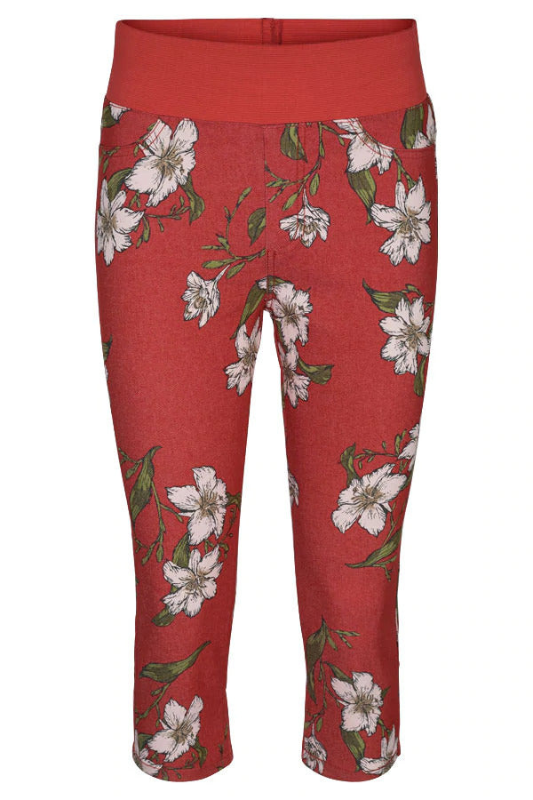 Freequent Shantal Capri Bukser Bouquet Tomato