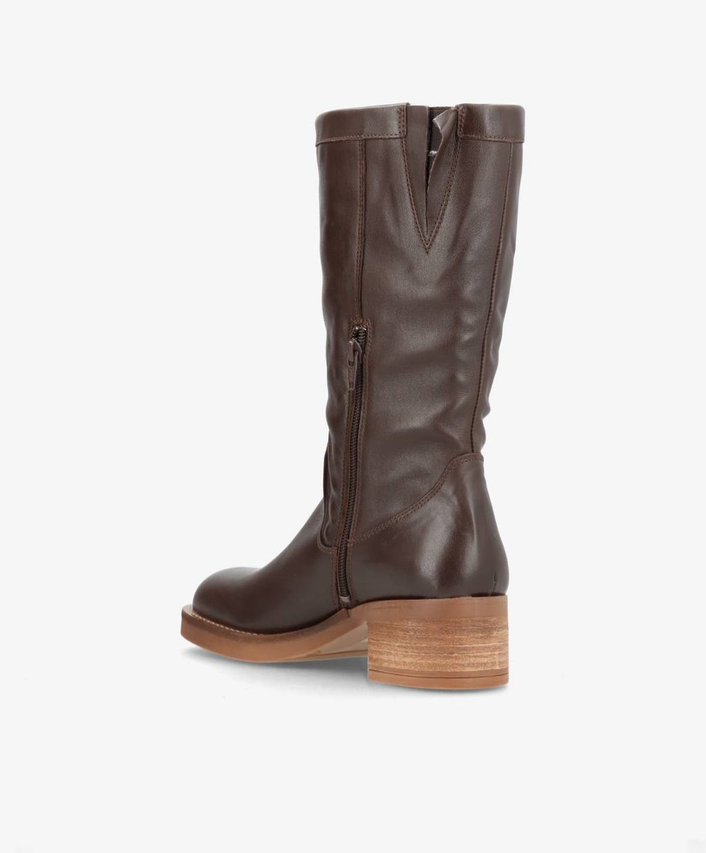 ShoeDesign MONTI Høj Støvle Læder Ebony Mørkebrun