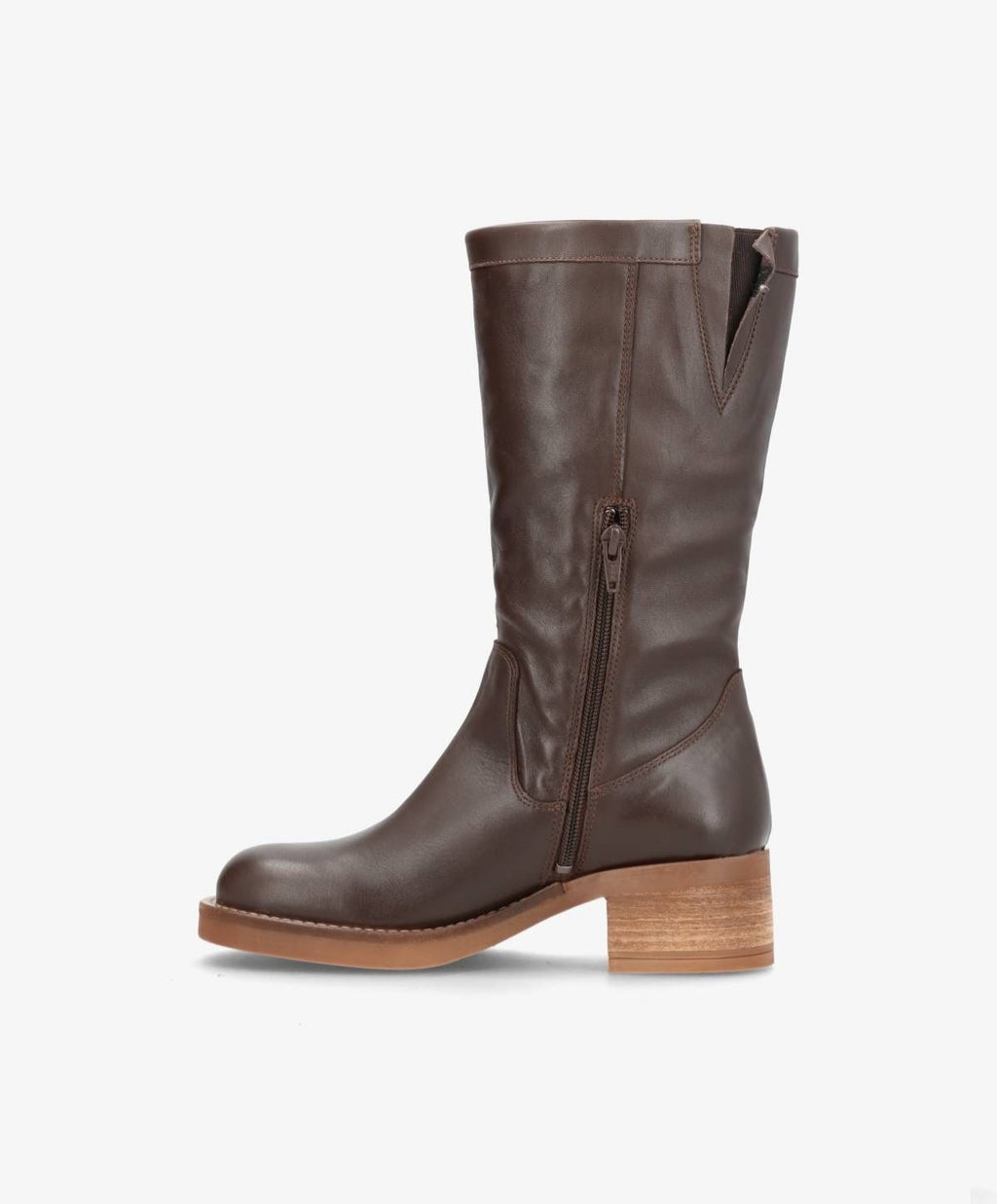 ShoeDesign MONTI Høj Støvle Læder Ebony Mørkebrun